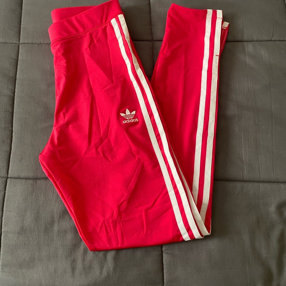 Adidas Originals Track Suit Joggers Small Hot Pink